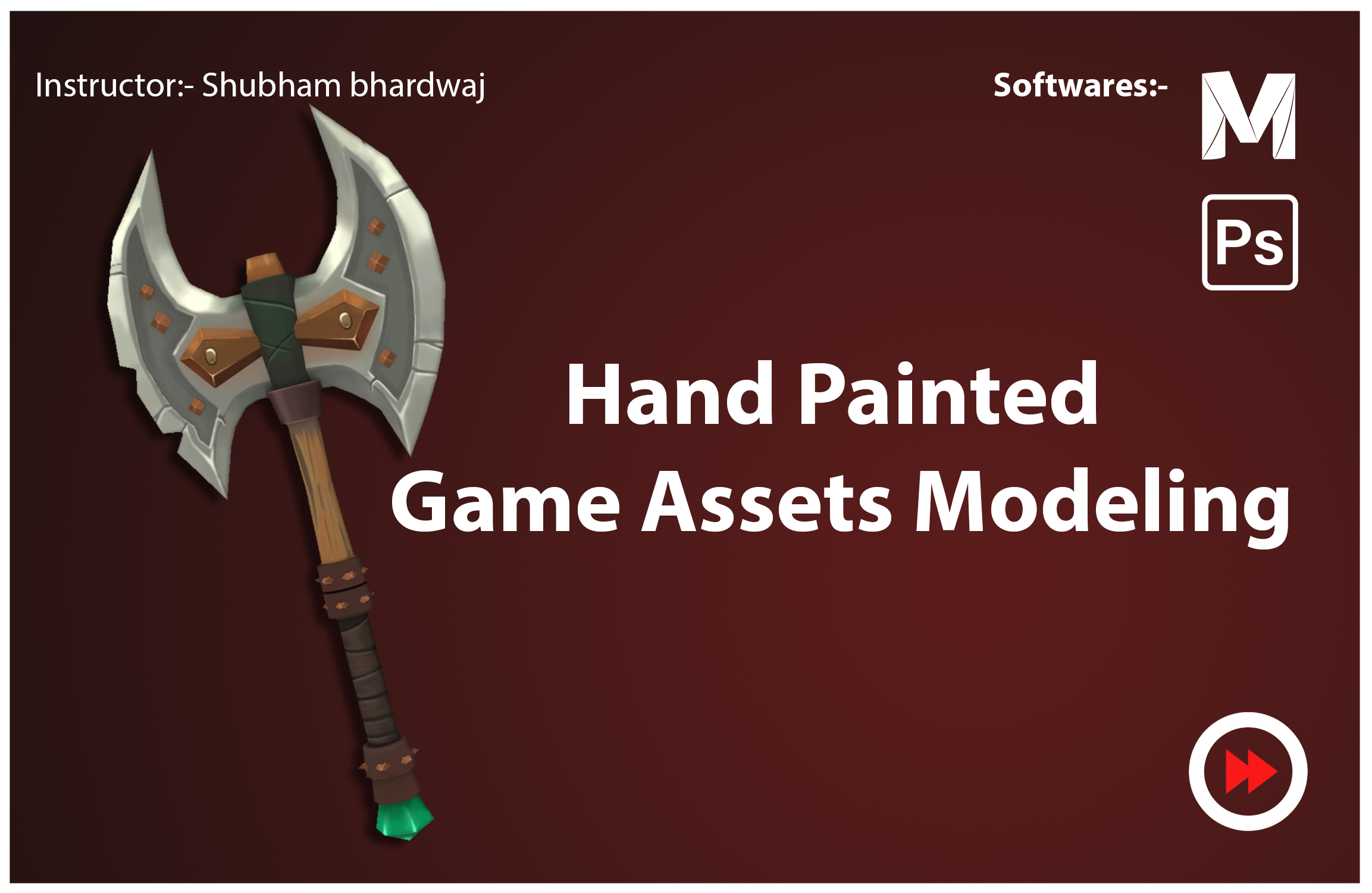 Hand Painted Game Assets Modeling